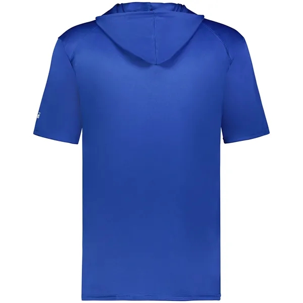 B-Core Short Sleeve Hoodie with odor resistant performance fabric.... from ASI 37461 Augusta Sportswear / Badger Sport