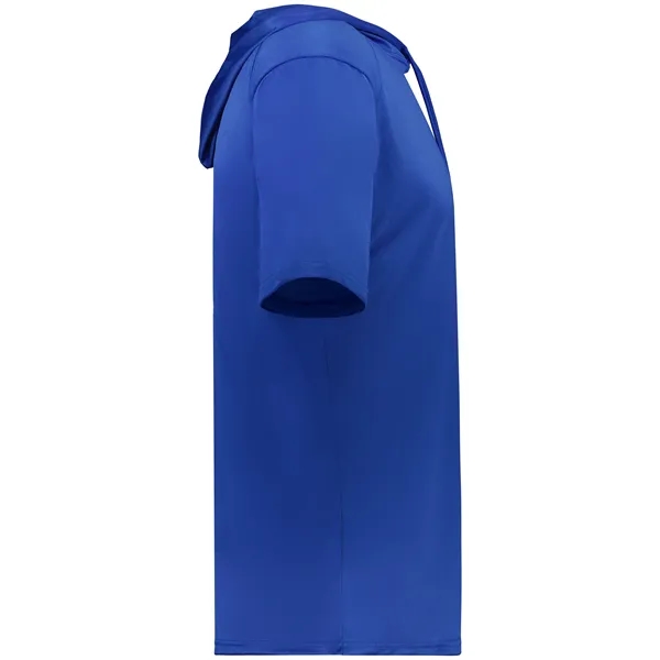 B-Core Short Sleeve Hoodie with odor resistant performance fabric.... from ASI 37461 Augusta Sportswear / Badger Sport