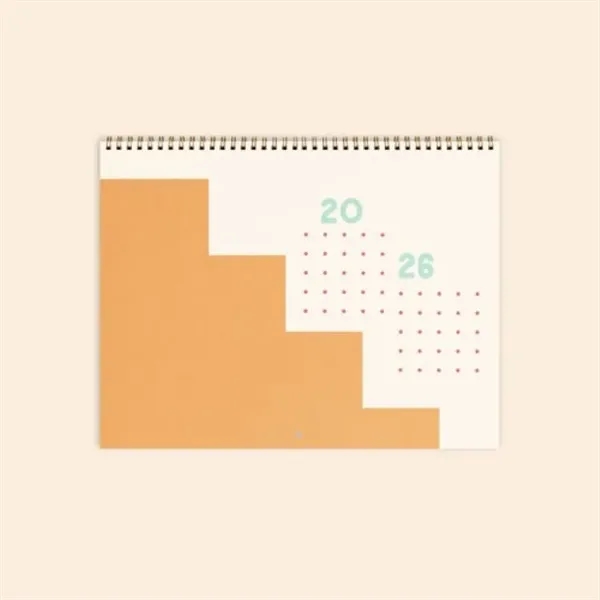Stock 12 Month Calendar. Pick your color scheme, and choose coil... from ASI 74710 Numo
