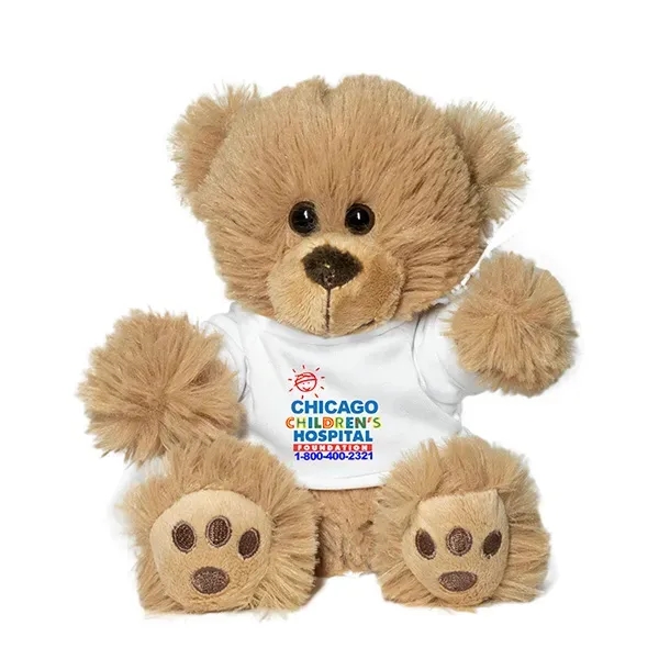 6" plush teddy bear with choice of t-shirt color.... from ASI 62660 Innovation Line