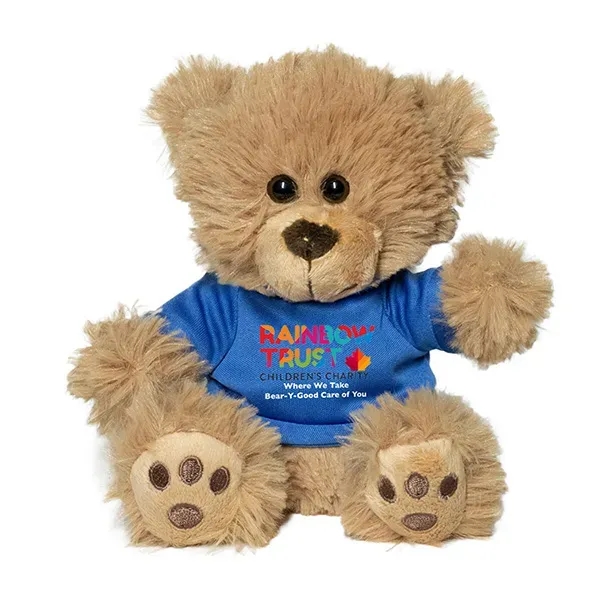 6" plush teddy bear with choice of t-shirt color.... from ASI 62660 Innovation Line