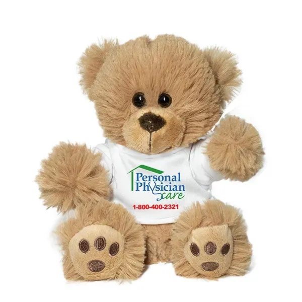6" plush teddy bear with choice of t-shirt color.... from ASI 62660 Innovation Line