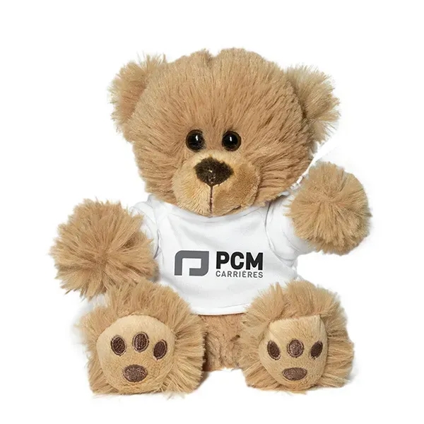 6" plush teddy bear with choice of t-shirt color.... from ASI 62660 Innovation Line