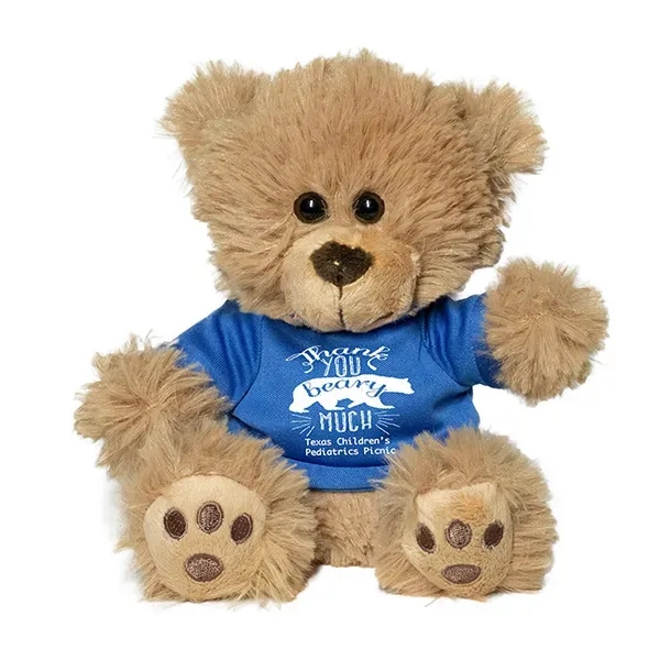 6" plush teddy bear with choice of t-shirt color.... from ASI 62660 Innovation Line