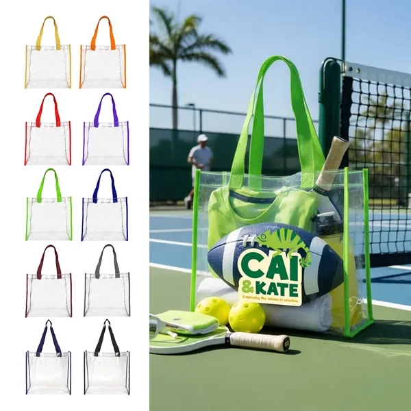 Basic Clear Stadium Security Open Tote... from ASI 41511 Brainchild USA Inc / BrainChild Gift Club