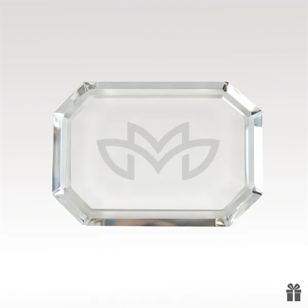 Precision-cut facets catch and reflect light beautifully, while its solid weight... from ASI 93986 Visions/Awardcraft