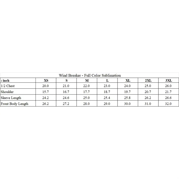 Custom sublimation windbreaker with adjustable hood, two zippered pockets, and full-color... from ASI 72657 Active Life Promo / Active Life