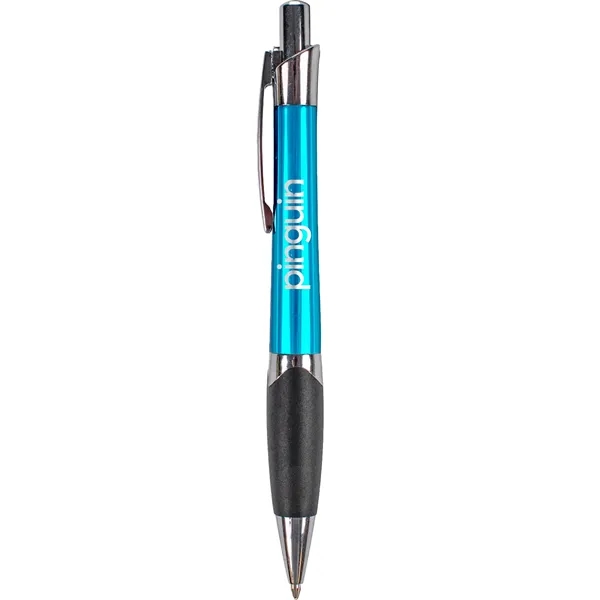 Imprezza click action ballpoint pen is available in metallic colors, sculpted... from ASI 61966 HPG / Hub Pen