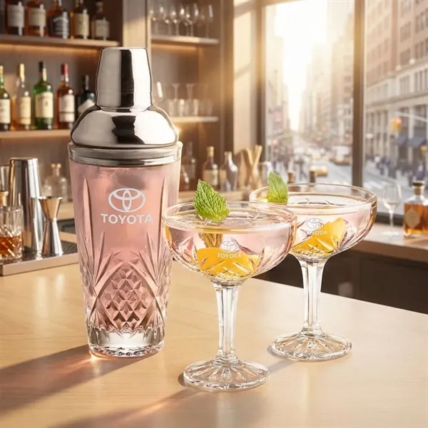 Brinkley Shaker & Cocktail Coupe Set... from ASI 84592 St Regis Group