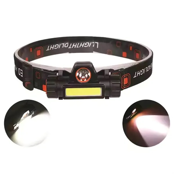 Rechargeable COB headlamp with magnet at tail and imprint option... from ASI 37218 Athena Promo (tm)