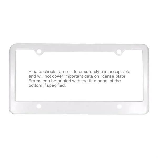 License Plate Frame-4Holes,Full Color Digital... from ASI 30270 Aakron Line