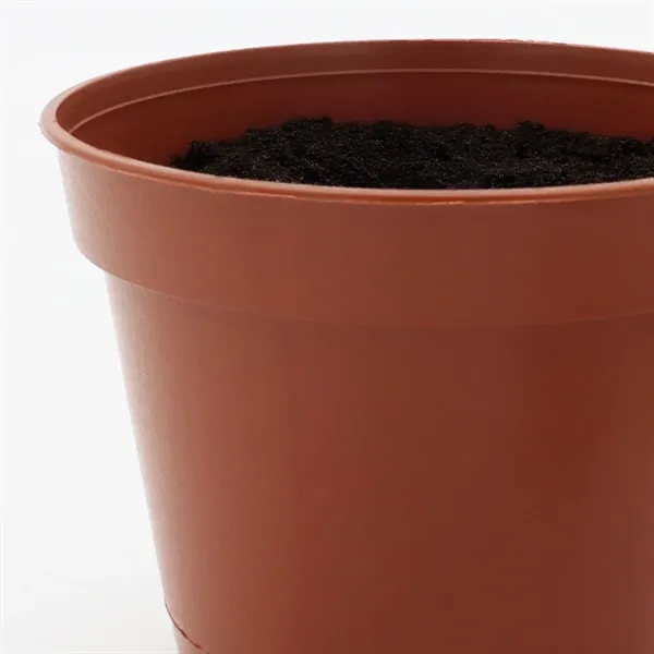 Terra Cotta planter kit featuring a polypropylene planter with seeds, soil... from ASI 54100 Fields Manufacturing Inc / Fields