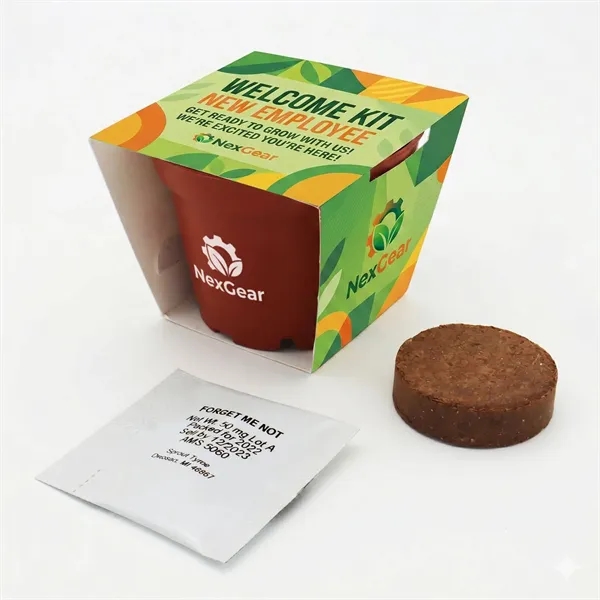 Terra Cotta planter kit featuring seeds, a soil disk and instructions.... from ASI 54100 Fields Manufacturing Inc / Fields