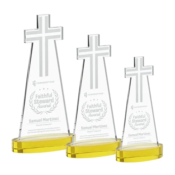 Crafted from premium optical crystal, this elegant Cross Award features a... from ASI 84592 St Regis Group / St Regis