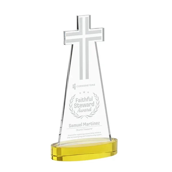 Crafted from premium optical crystal, this elegant Cross Award features a... from ASI 84592 St Regis Group / St Regis