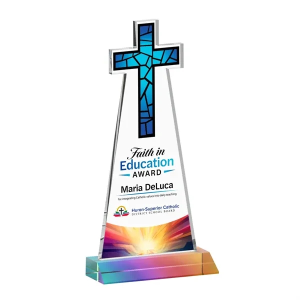 Crafted from premium optical crystal, this elegant Cross VividPrint™ Award features... from ASI 84592 St Regis Group / St Regis