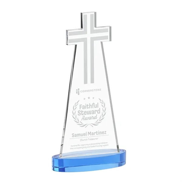 Crafted from premium optical crystal, this elegant Cross Award features a... from ASI 84592 St Regis Group / St Regis