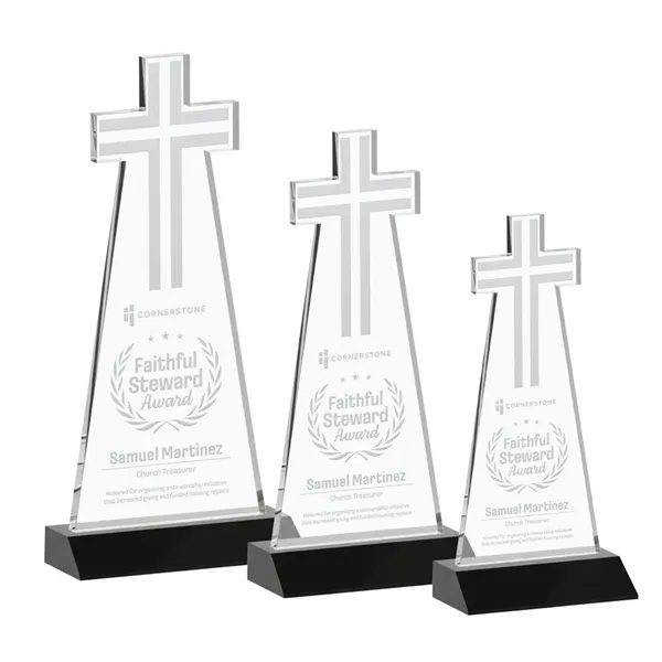 Crafted from premium optical crystal, this elegant Cross Award features a... from ASI 84592 St Regis Group / St Regis