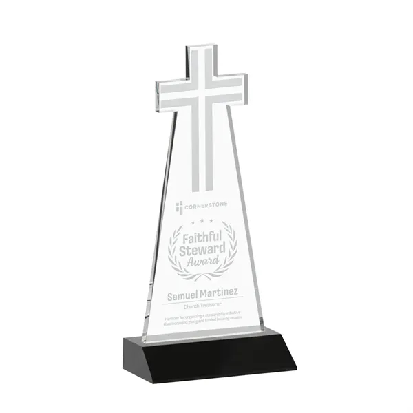 Crafted from premium optical crystal, this elegant Cross Award features a... from ASI 84592 St Regis Group / St Regis