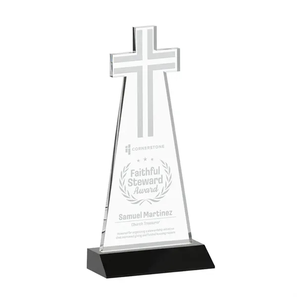 Crafted from premium optical crystal, this elegant Cross Award features a... from ASI 84592 St Regis Group / St Regis