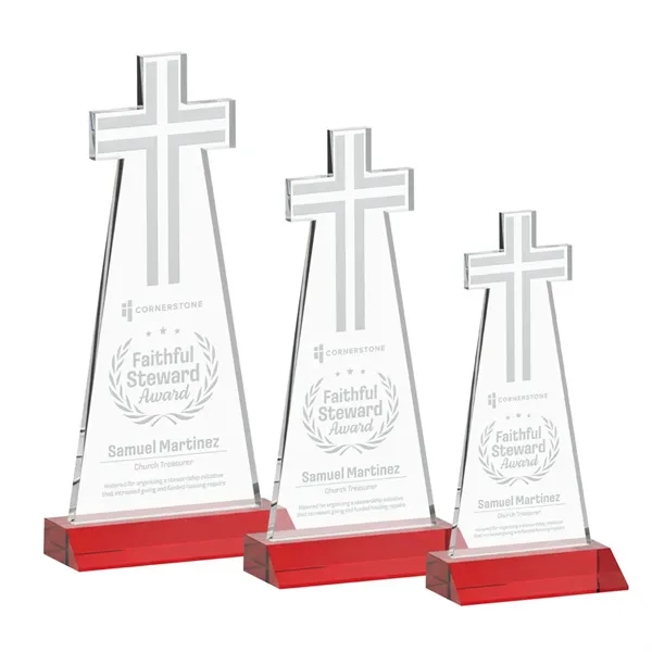 Crafted from premium optical crystal, this elegant Cross Award features a... from ASI 84592 St Regis Group / St Regis