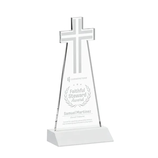 Crafted from premium optical crystal, this elegant Cross Award features a... from ASI 84592 St Regis Group / St Regis
