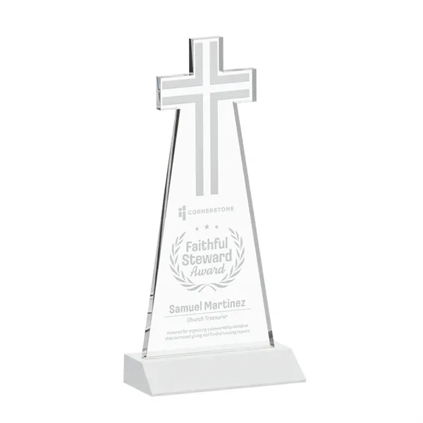 Crafted from premium optical crystal, this elegant Cross Award features a... from ASI 84592 St Regis Group / St Regis