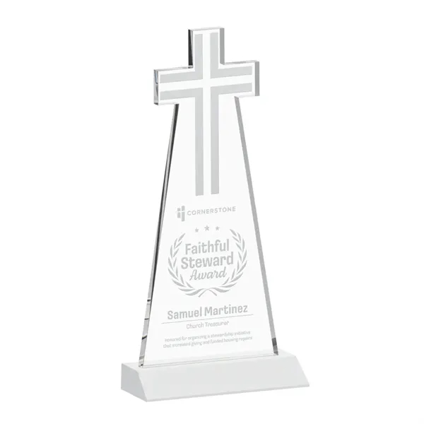 Crafted from premium optical crystal, this elegant Cross Award features a... from ASI 84592 St Regis Group / St Regis