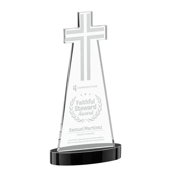 Crafted from premium optical crystal, this elegant Cross Award features a... from ASI 84592 St Regis Group / St Regis