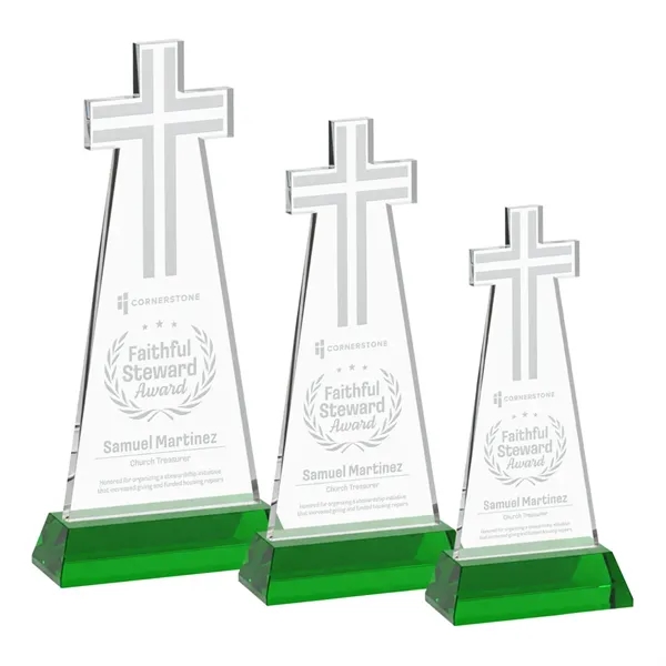 Crafted from premium optical crystal, this elegant Cross Award features a... from ASI 84592 St Regis Group / St Regis