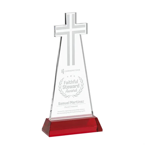 Crafted from premium optical crystal, this elegant Cross Award features a... from ASI 84592 St Regis Group / St Regis
