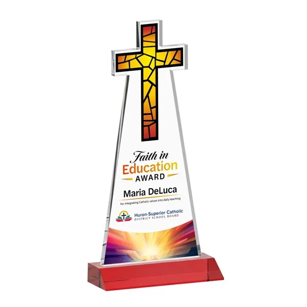 Crafted from premium optical crystal, this elegant Cross VividPrint™ Award features... from ASI 84592 St Regis Group / St Regis