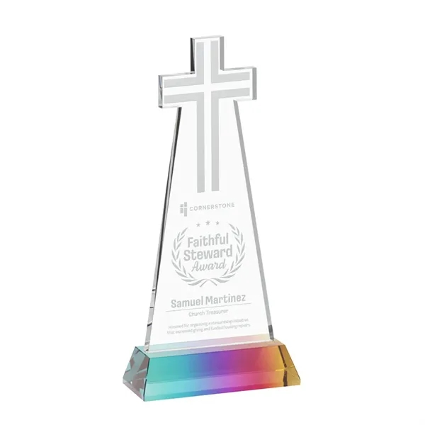 Crafted from premium optical crystal, this elegant Cross Award features a... from ASI 84592 St Regis Group / St Regis