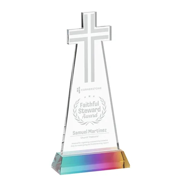 Crafted from premium optical crystal, this elegant Cross Award features a... from ASI 84592 St Regis Group / St Regis