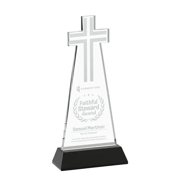 Crafted from premium optical crystal, this elegant Cross Award features a... from ASI 84592 St Regis Group / St Regis