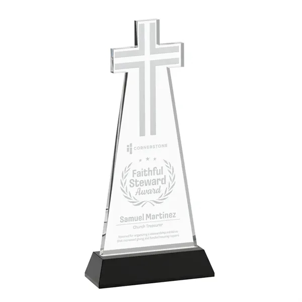 Crafted from premium optical crystal, this elegant Cross Award features a... from ASI 84592 St Regis Group / St Regis