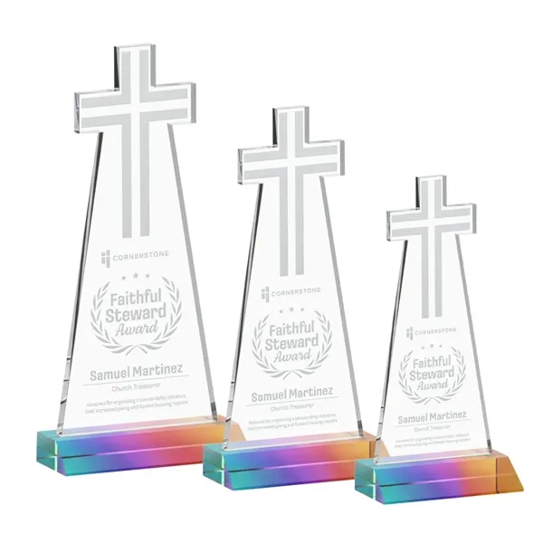 Crafted from premium optical crystal, this elegant Cross Award features a... from ASI 84592 St Regis Group / St Regis