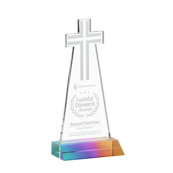 Crafted from premium optical crystal, this elegant Cross Award features a... from ASI 84592 St Regis Group / St Regis