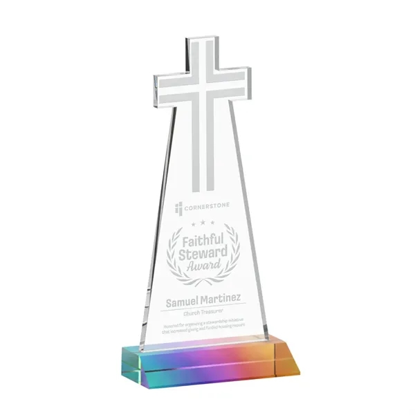 Crafted from premium optical crystal, this elegant Cross Award features a... from ASI 84592 St Regis Group / St Regis
