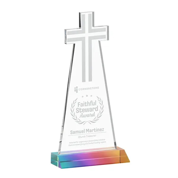 Crafted from premium optical crystal, this elegant Cross Award features a... from ASI 84592 St Regis Group / St Regis