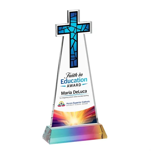 Crafted from premium optical crystal, this elegant Cross VividPrint™ Award features... from ASI 84592 St Regis Group / St Regis