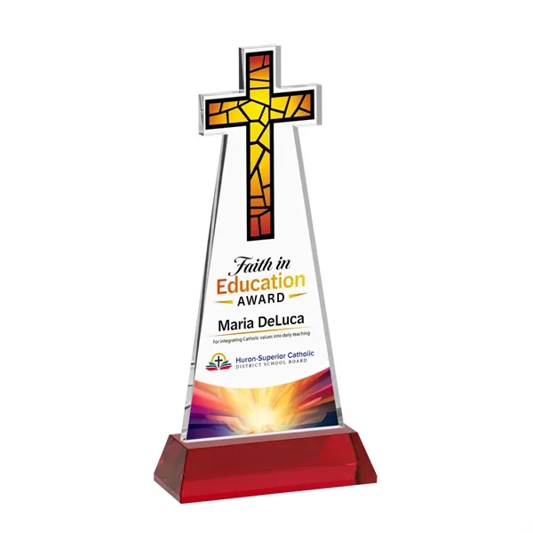 Crafted from premium optical crystal, this elegant Cross VividPrint™ Award features... from ASI 84592 St Regis Group / St Regis