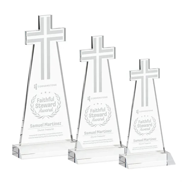 Crafted from premium optical crystal, this elegant Cross Award features a... from ASI 84592 St Regis Group / St Regis