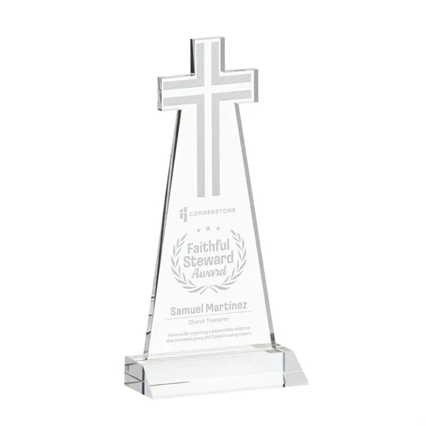 Crafted from premium optical crystal, this elegant Cross Award features a... from ASI 84592 St Regis Group / St Regis