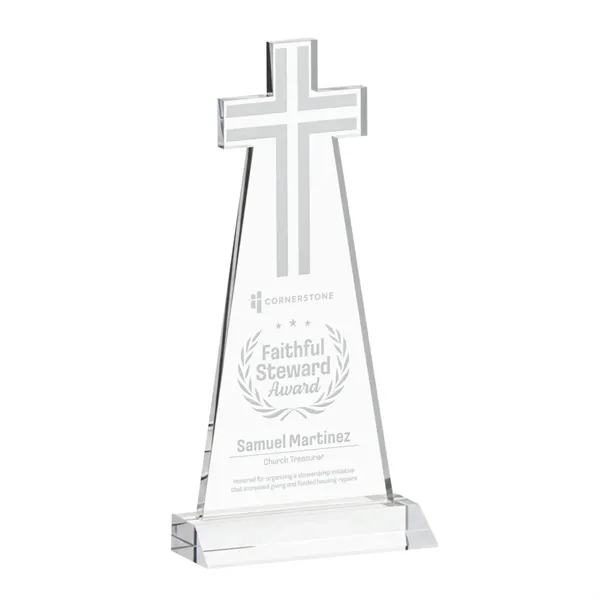Crafted from premium optical crystal, this elegant Cross Award features a... from ASI 84592 St Regis Group / St Regis