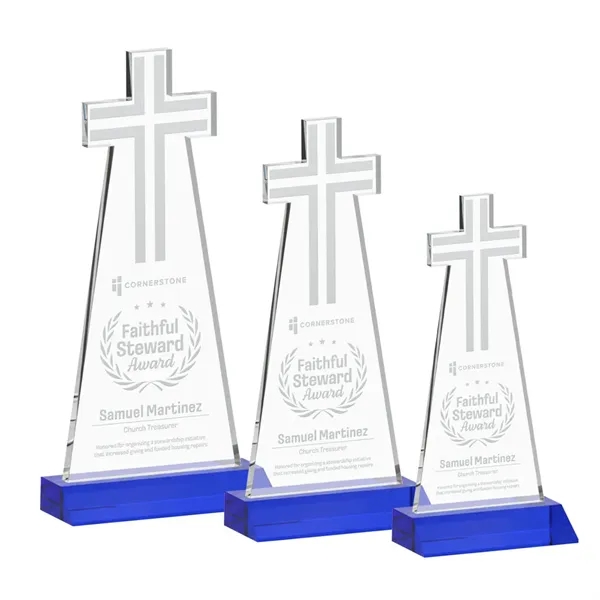 Crafted from premium optical crystal, this elegant Cross Award features a... from ASI 84592 St Regis Group / St Regis