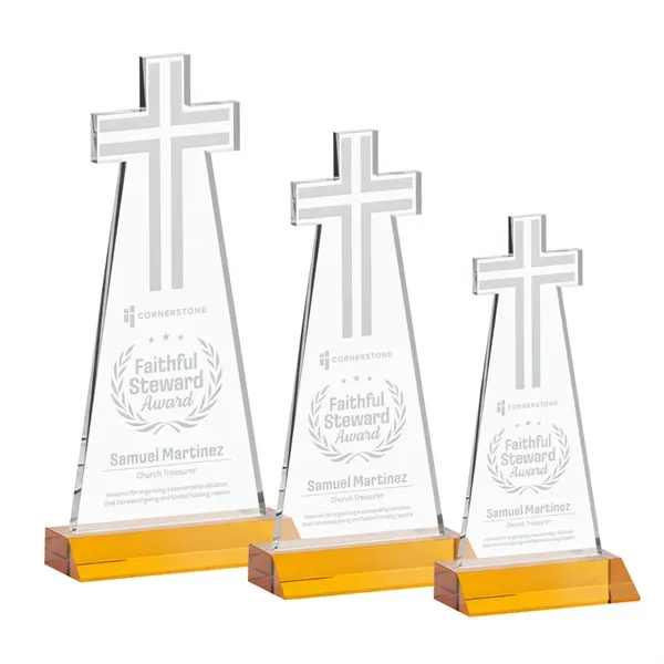 Crafted from premium optical crystal, this elegant Cross Award features a... from ASI 84592 St Regis Group / St Regis