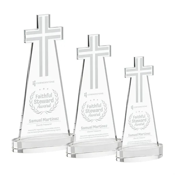 Crafted from premium optical crystal, this elegant Cross Award features a... from ASI 84592 St Regis Group / St Regis