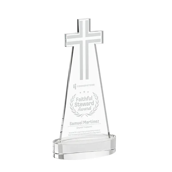 Crafted from premium optical crystal, this elegant Cross Award features a... from ASI 84592 St Regis Group / St Regis