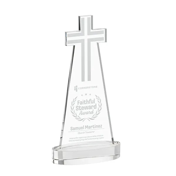 Crafted from premium optical crystal, this elegant Cross Award features a... from ASI 84592 St Regis Group / St Regis